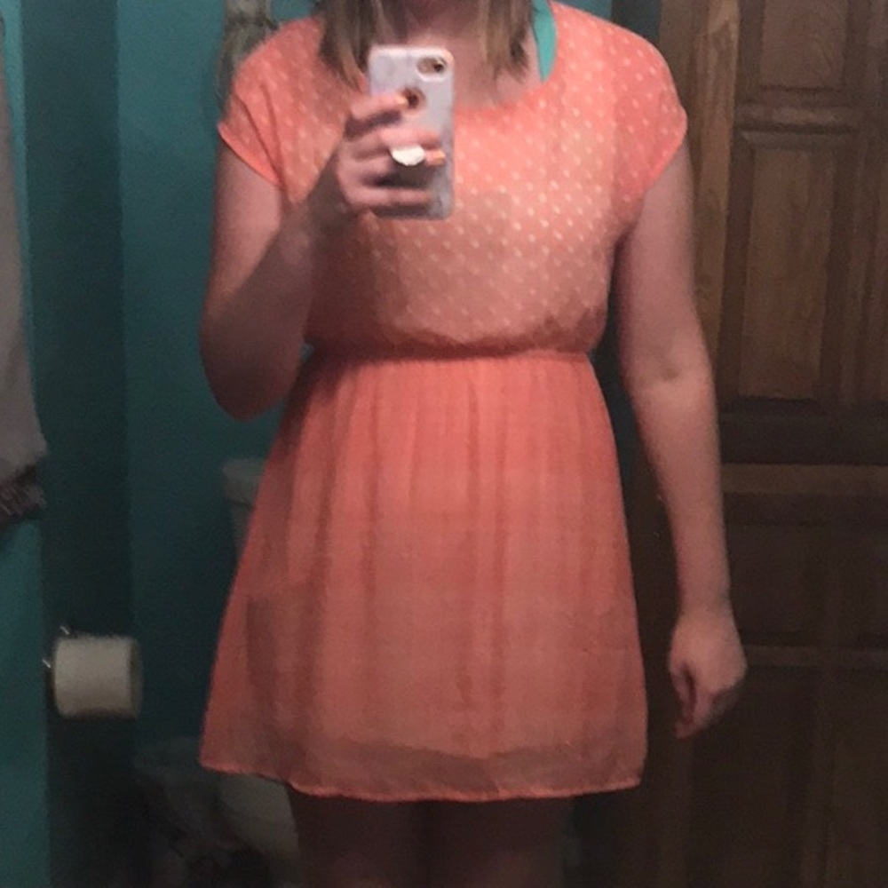 Final Touch dress in pink. Size medium